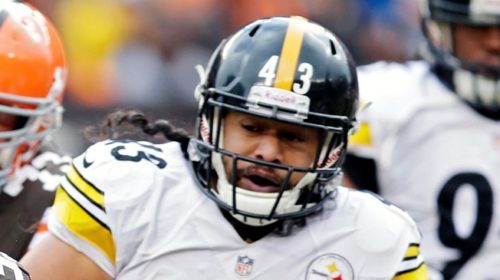 Troy Polamalu retires from the NFL after twelve season with the Pittsburgh Steelers